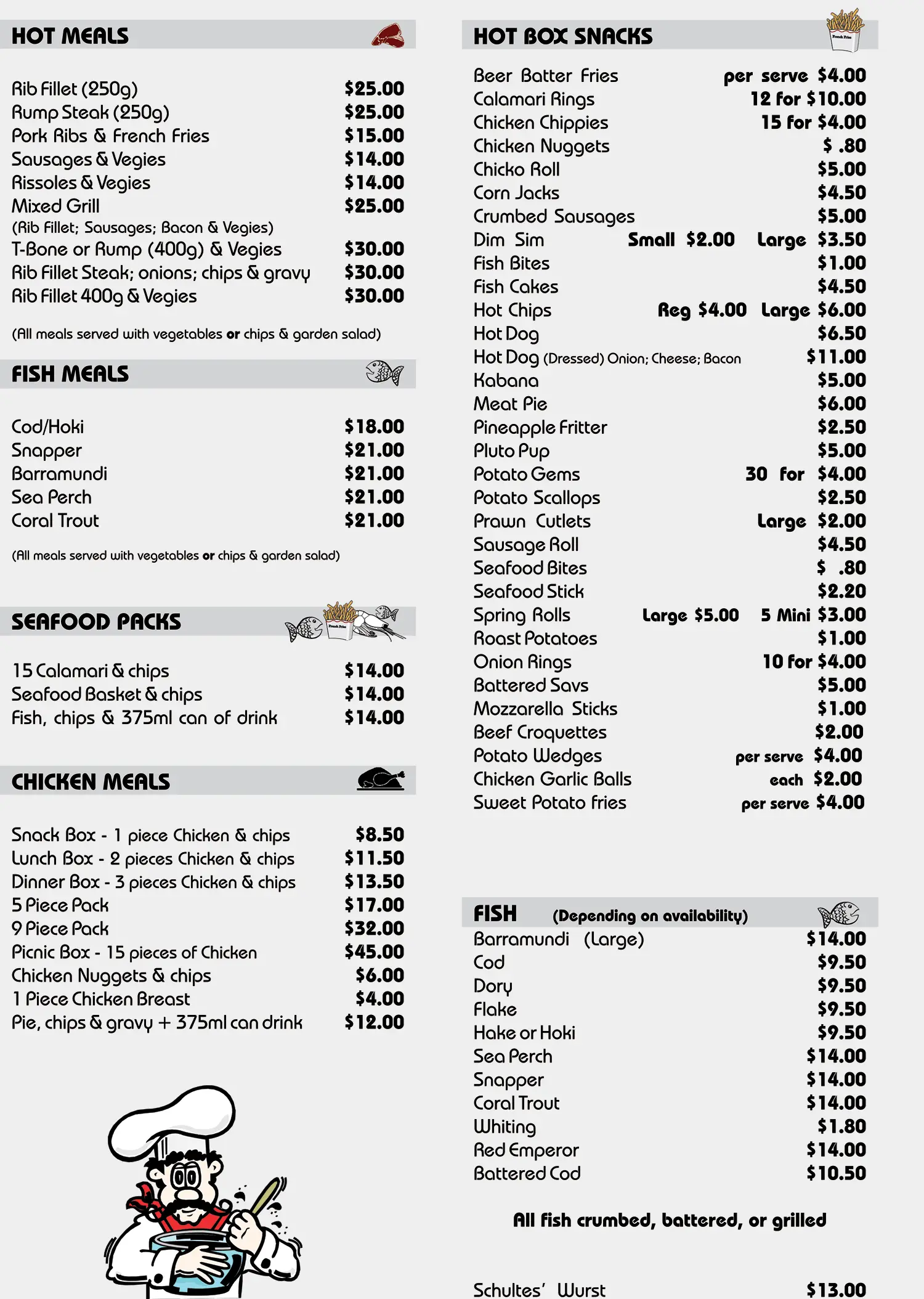 Menu Page 2
